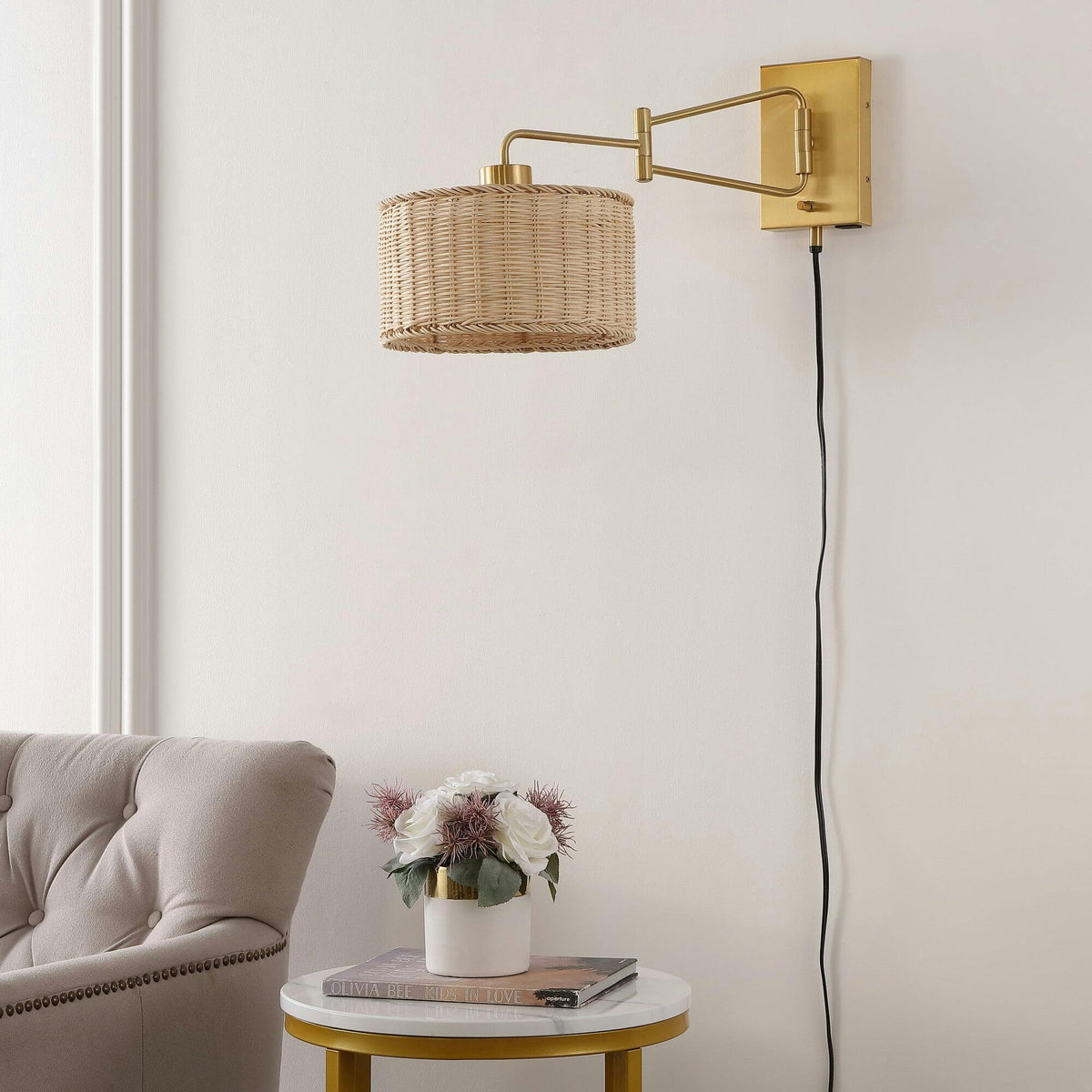 Bramley Wall Sconces with USB Port