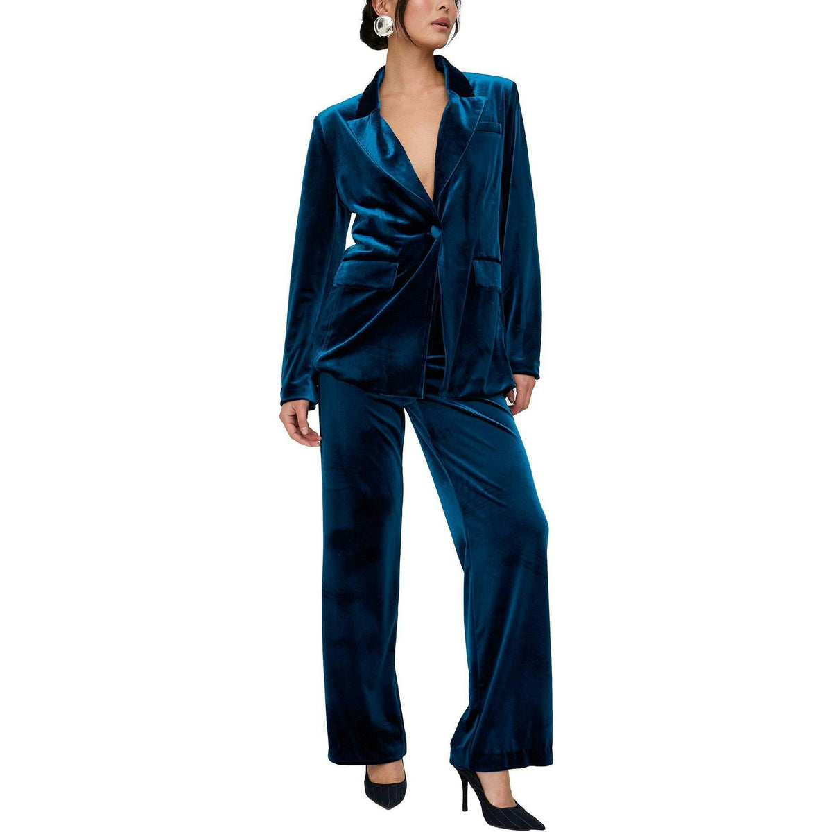 Valerie Tailored Velvet Blazer