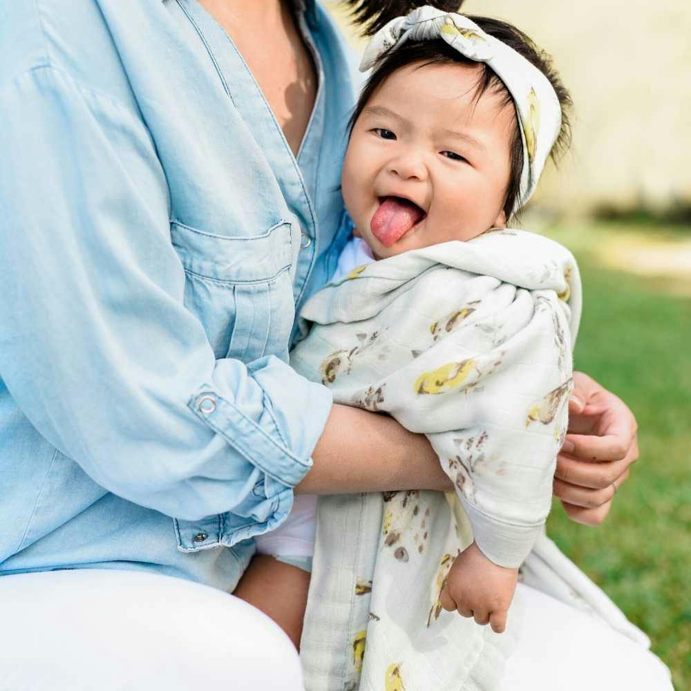 Camping Big Lovey Three-Layer Muslin Blanket