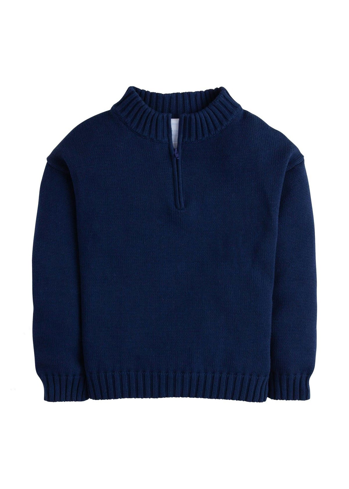 Quarter Zip Sweater - Navy