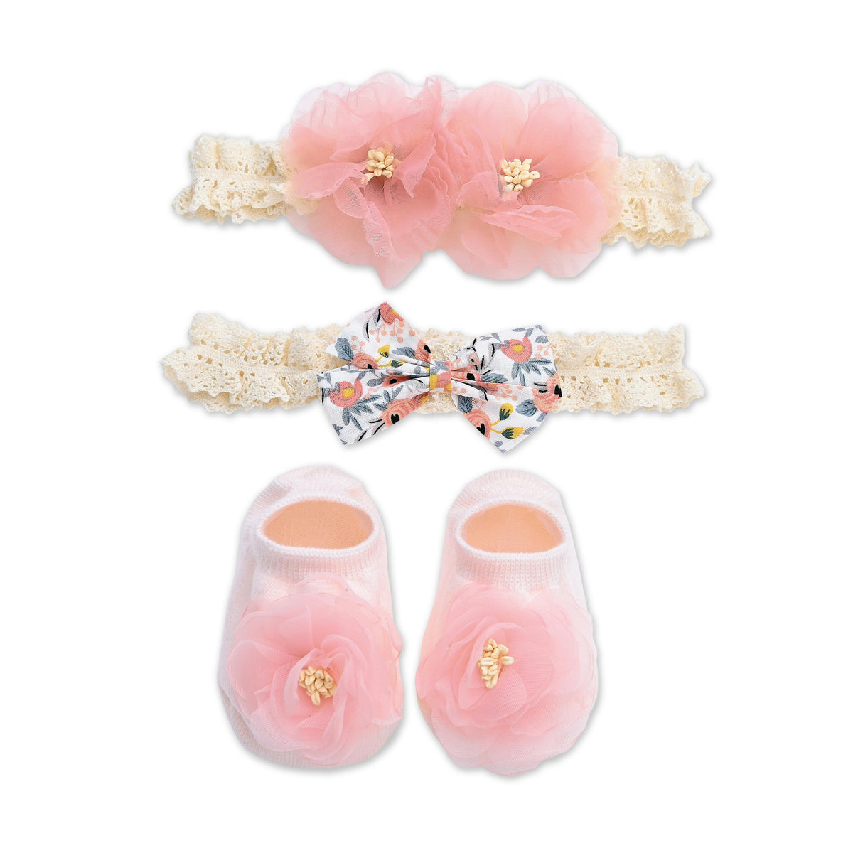 Lace Headband & Sock Gift Set
