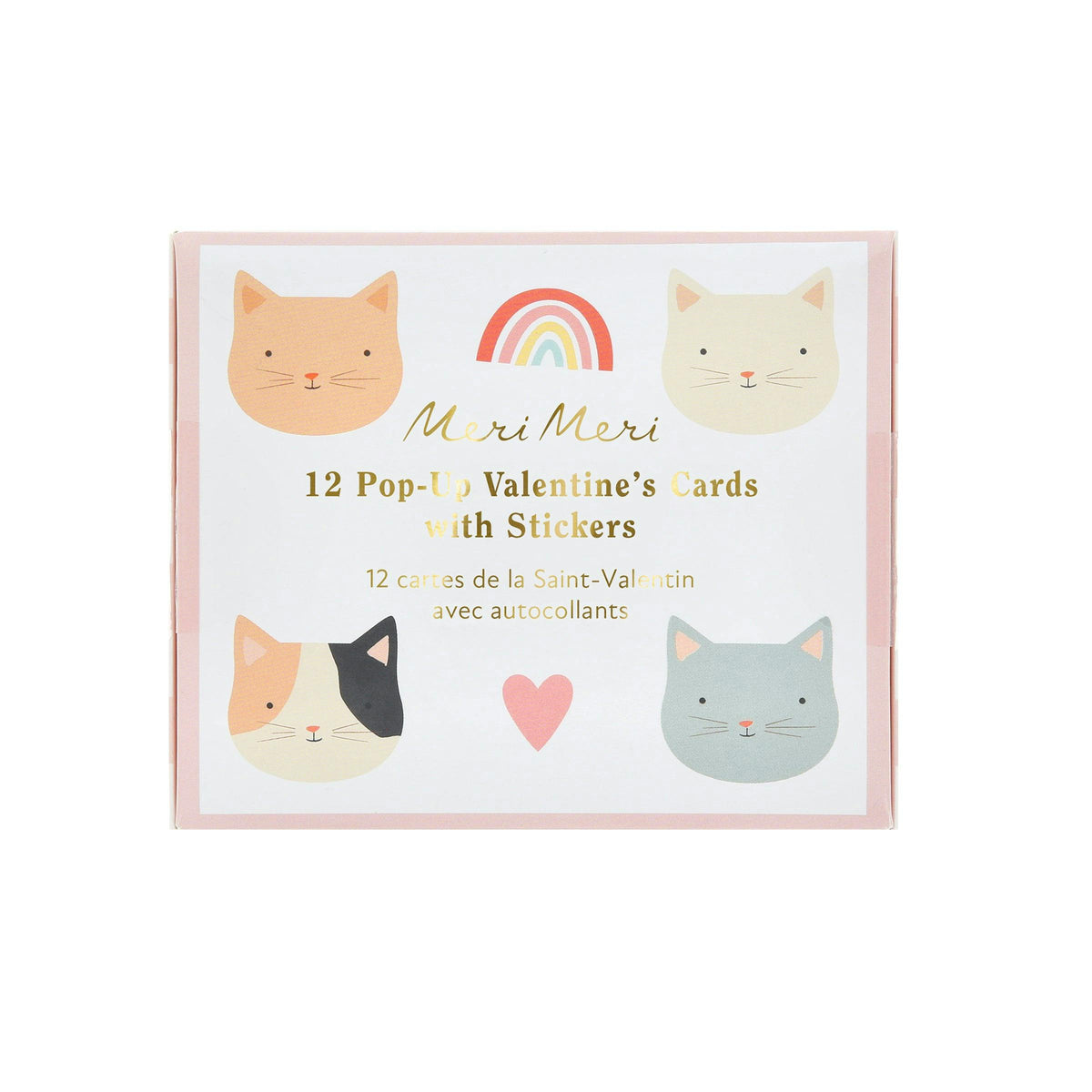 Cat Valentine's Cards & Stickers Set
