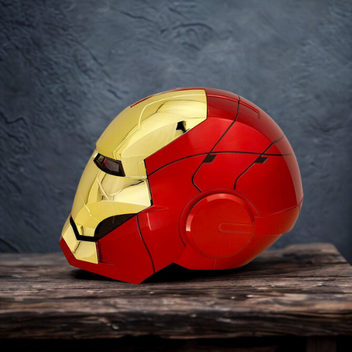 Iron Man MK7 Gold Helmet (With Jarvis - Voice, Remote, and Touch Control)