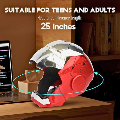 Iron Man MK7 Gold Helmet (With Jarvis - Voice, Remote, and Touch Control)