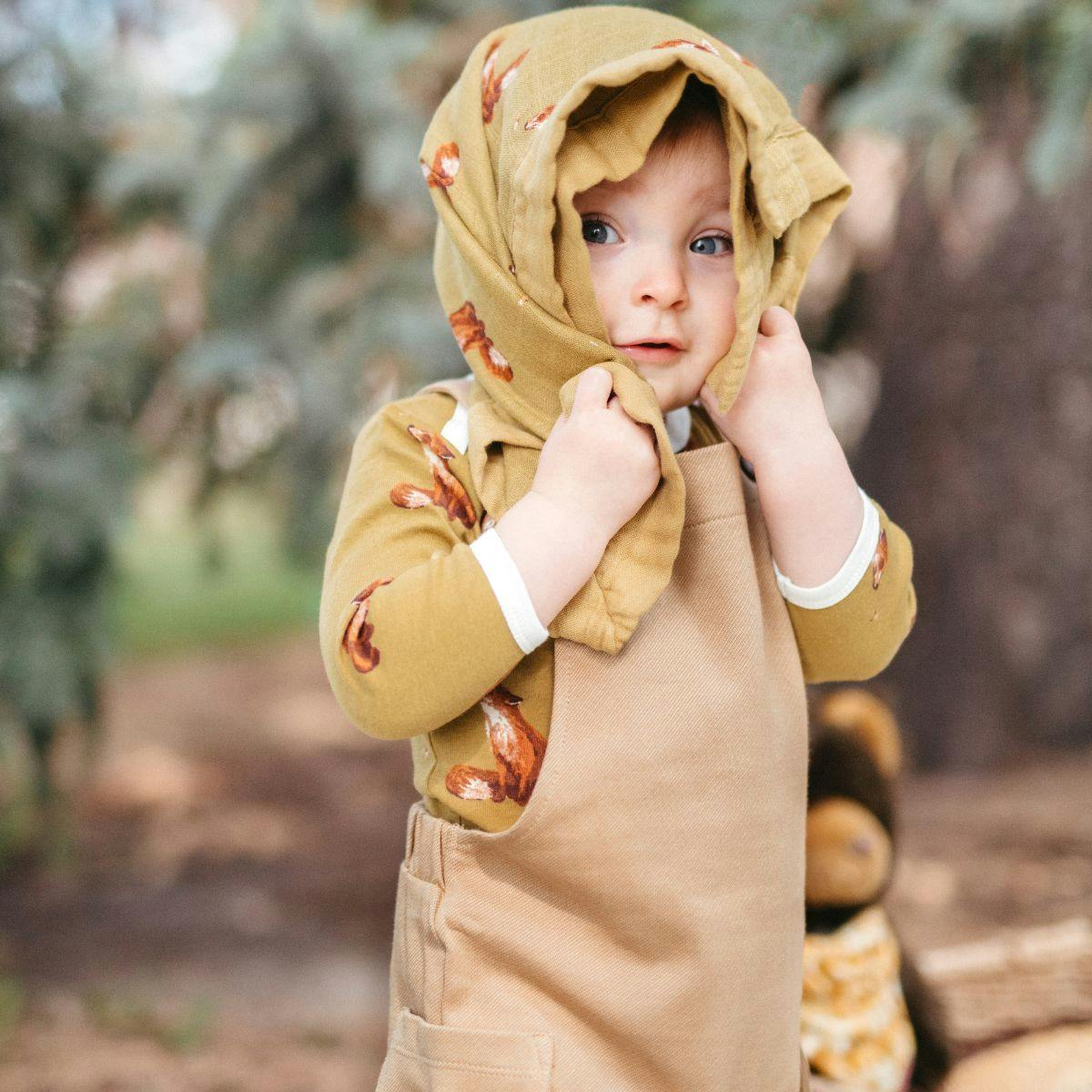Floral Mini Lovey Two-Layer Muslin Security Blanket