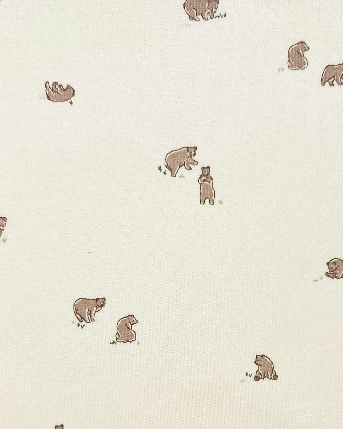 Peyton Zipper Sleeper | Bear / Truffle + Thyme