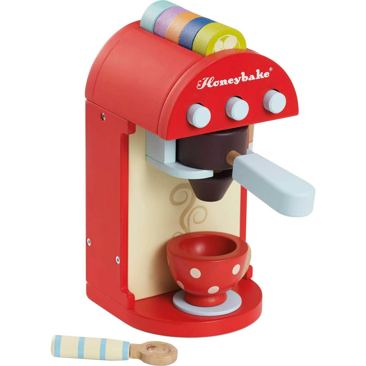 Wooden Coffee Machine & Cup