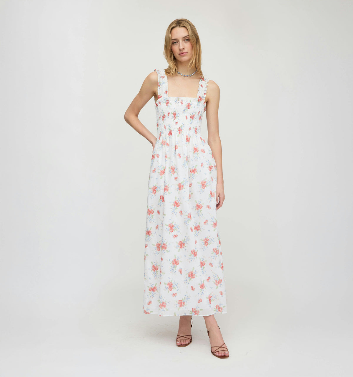 The Ashlyn Nap Dress - Sunburst Blossoms
