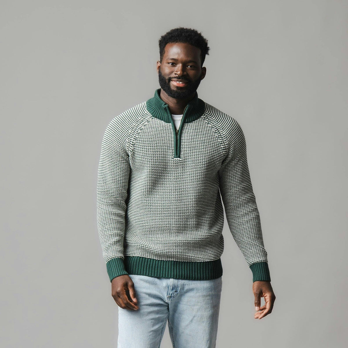Organic Half Zip Pullover
