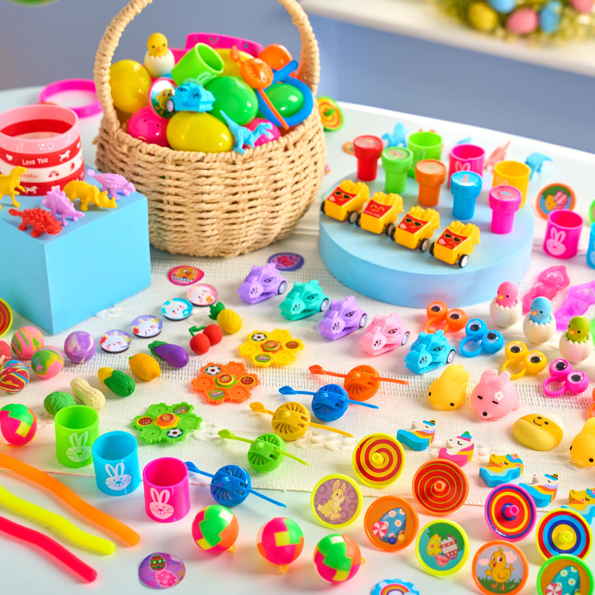 JOYIN 160Pcs Prefilled Easter Eggs with Assorted Toys