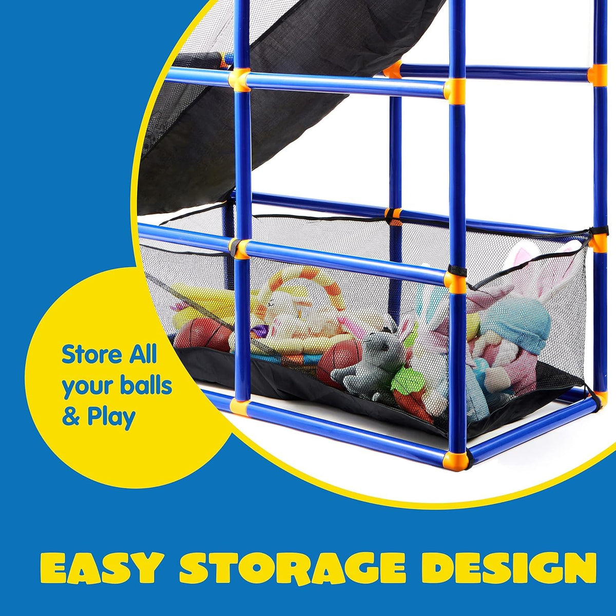 JOYIN Arcade Basketball Game Set with 4 Balls for Kids