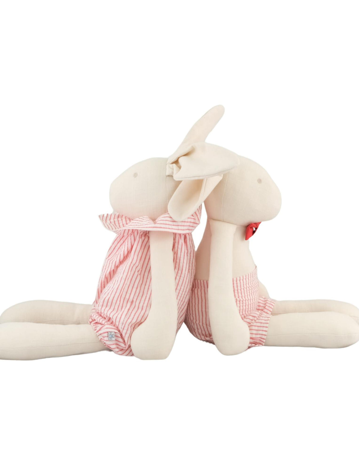 Arthus The Rabbit | Red-Striped Linen Pants