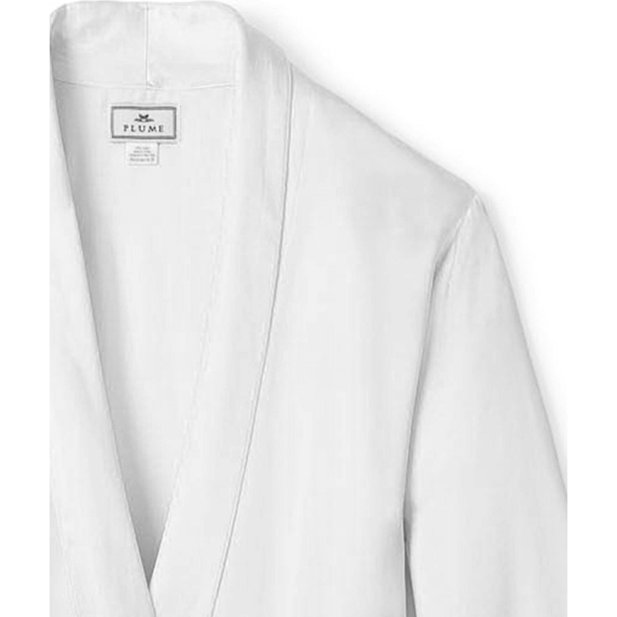 Women's Silk Long Robe in White