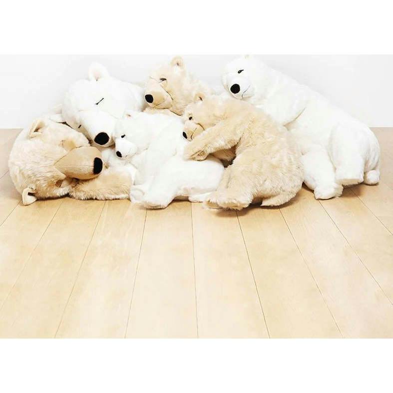 LA PELUCHERIE My Sleeping Lucien Bear - White