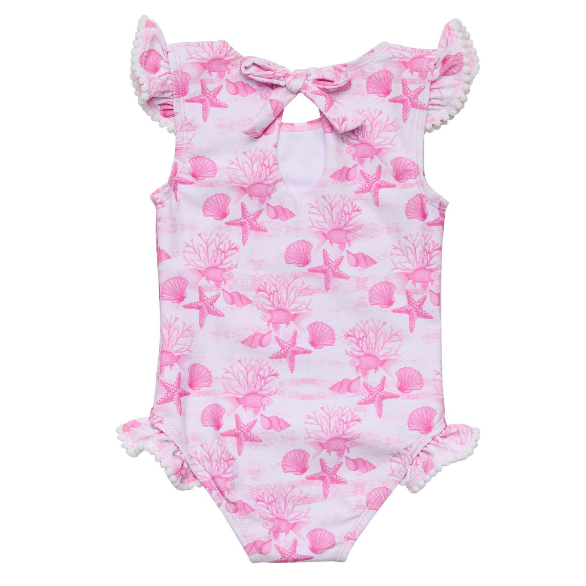 Pink Lagoon Frill Swimsuit