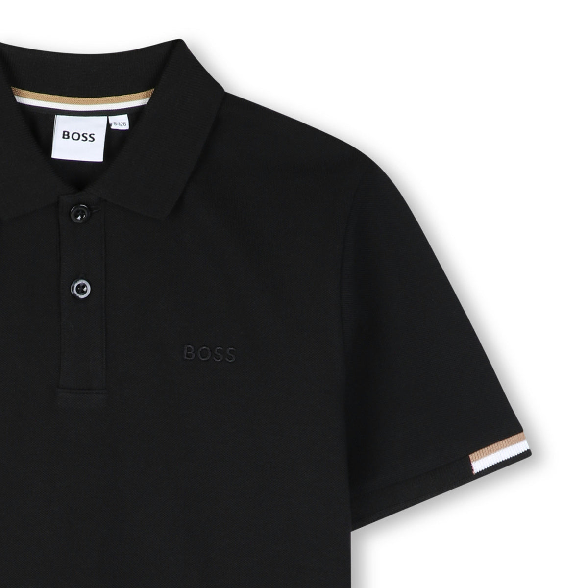 Black Piqué Polo Shirt