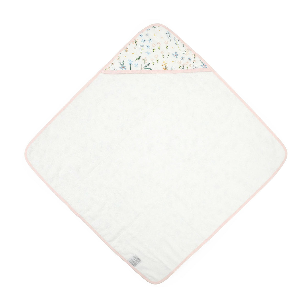 Infant Hooded Towel - Pastel Petals