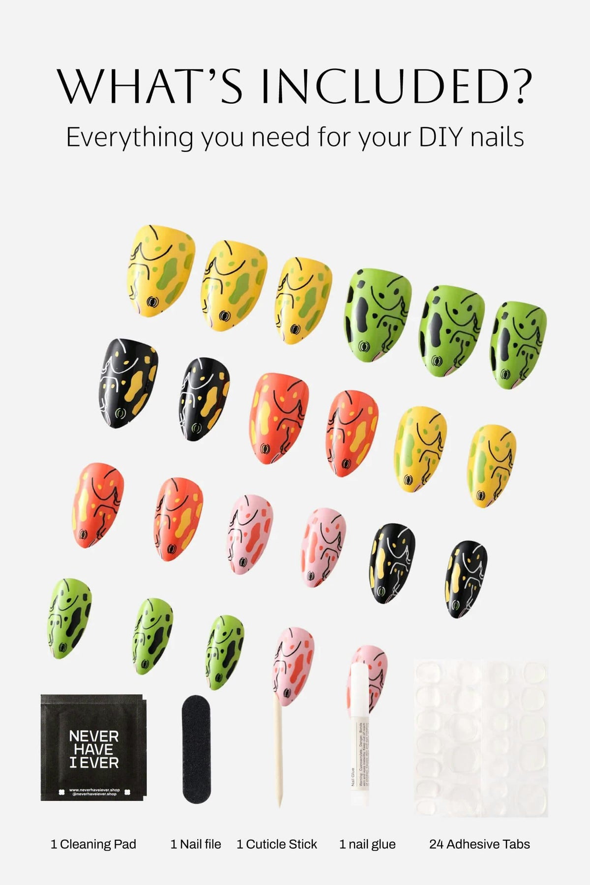 Toad Committee - Press on Nails by Lorien Stern