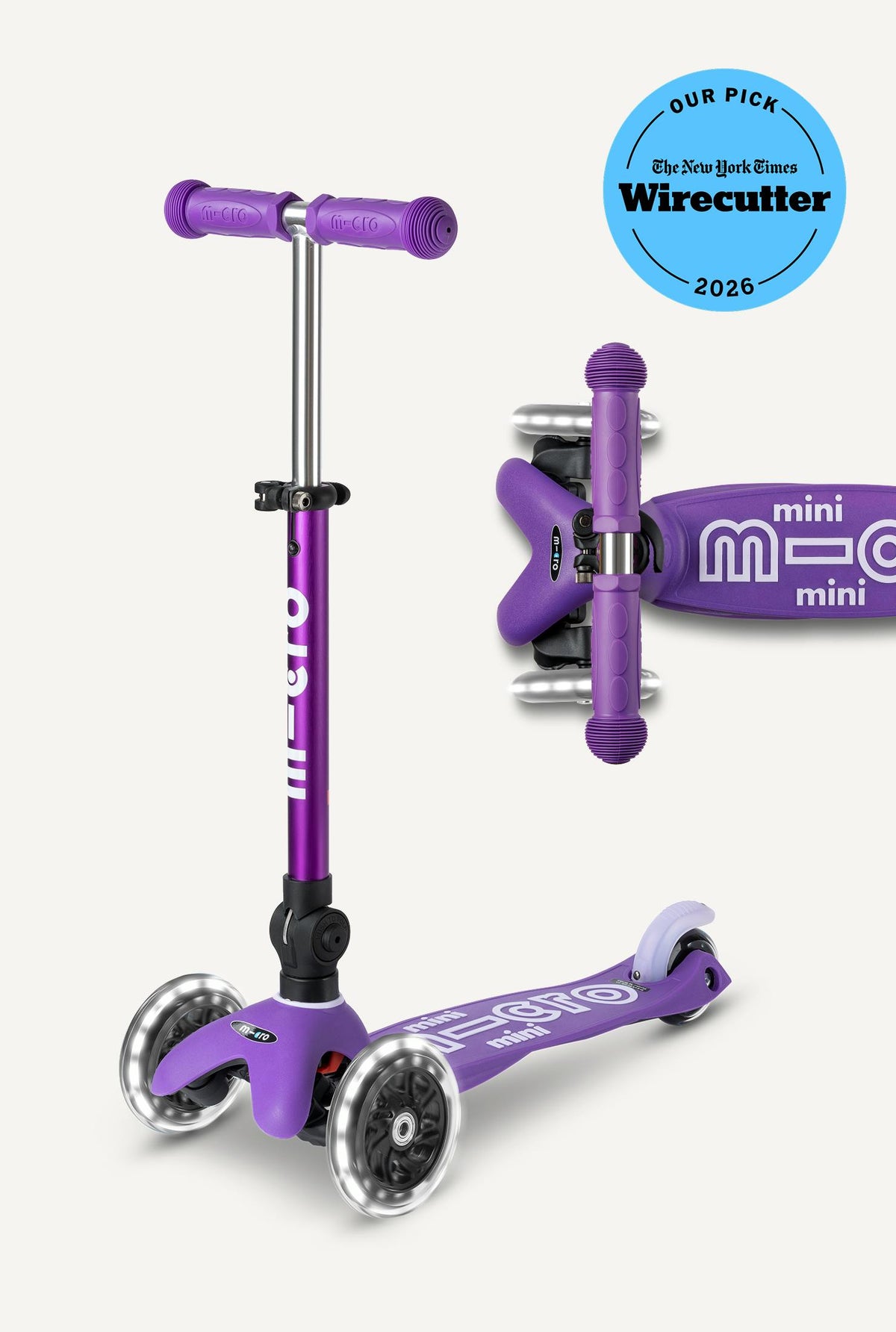 Micro Mini Foldable LED Scooter