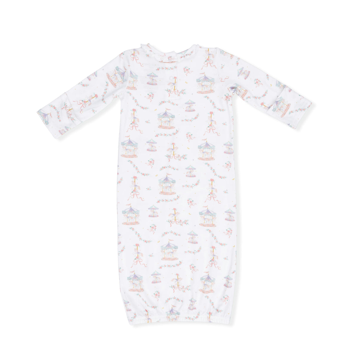 Carousel with Bows - Kimono Gown & Knot Headband
