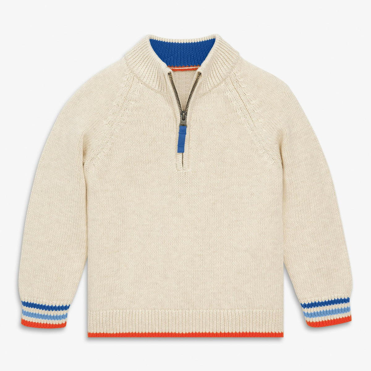 Kids quarter zip sweater