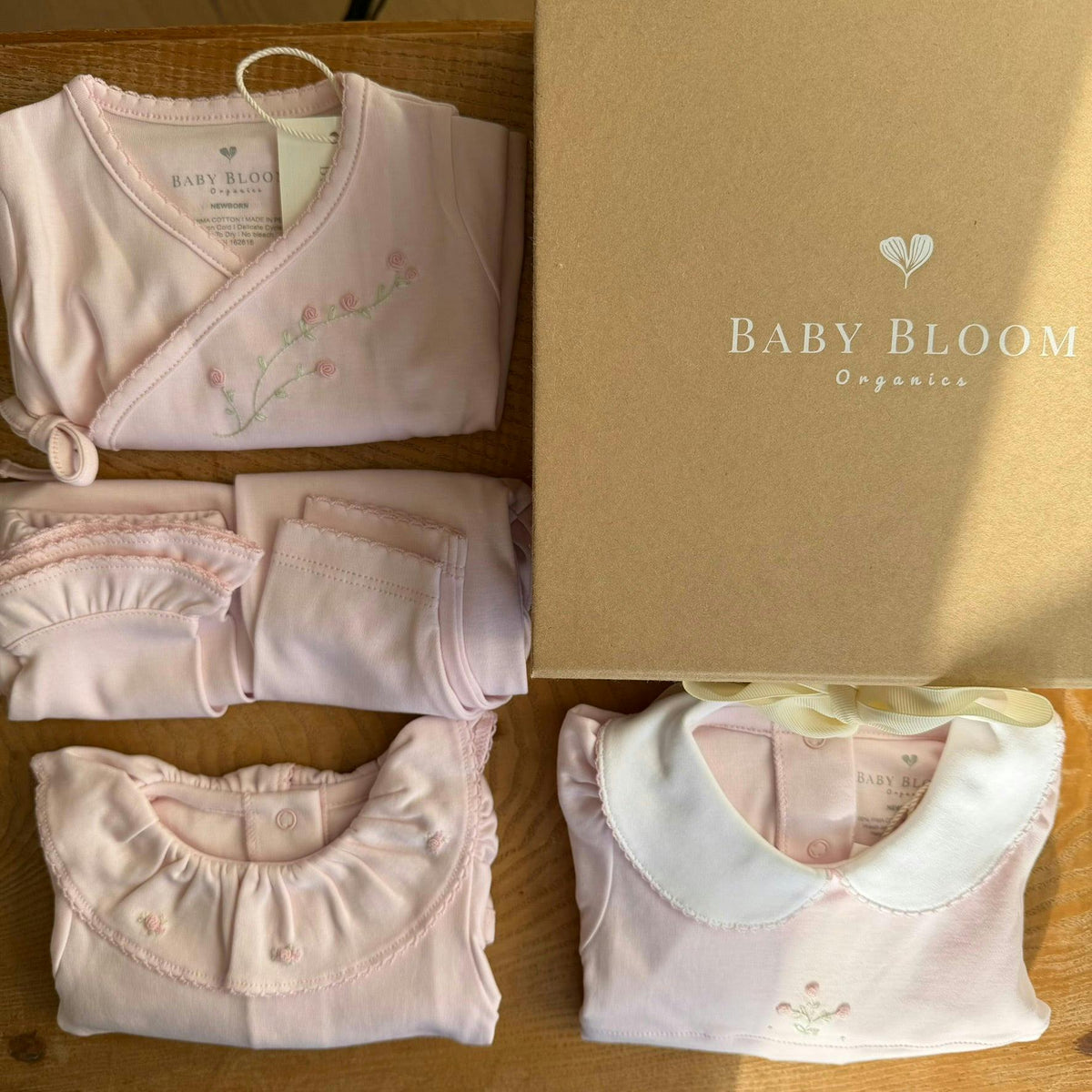 Baby Girl Gift Set Bundle Rose
