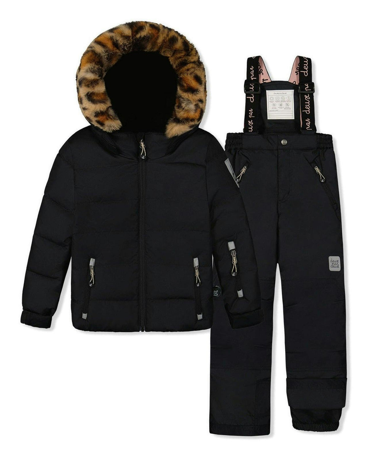 Two Piece Play Snowsuit Black