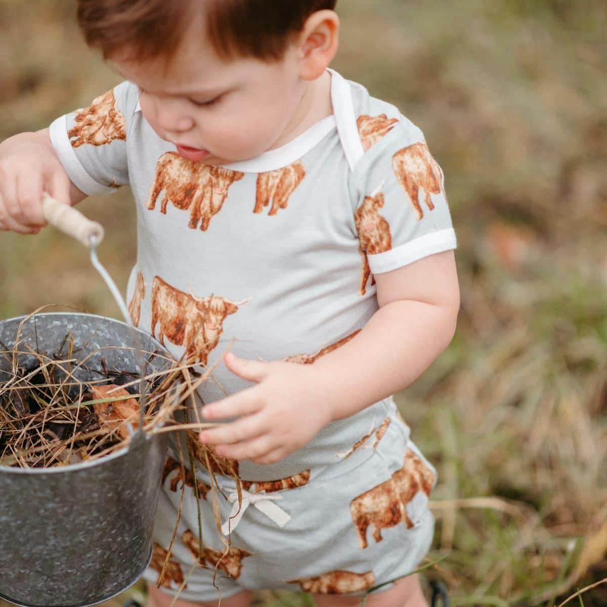 Honeycomb Bamboo Short Sleeve One Piece