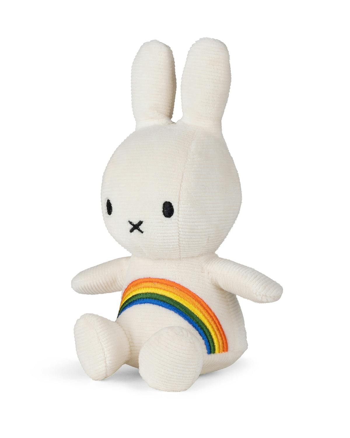 Plush Miffy Rainbow Offwhite 7"