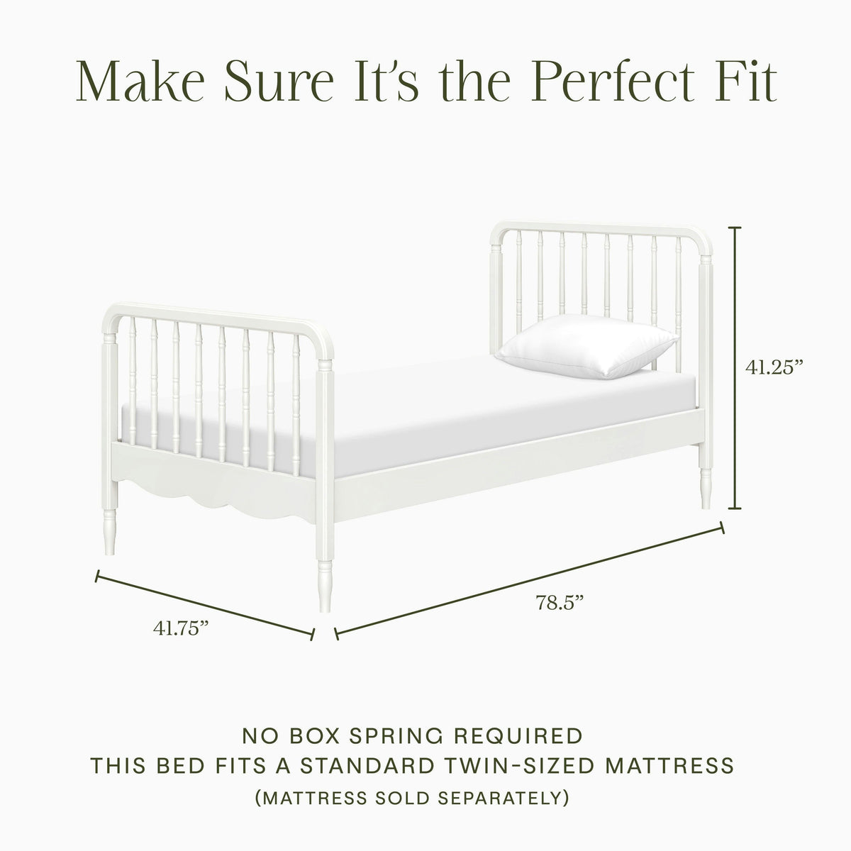 Namesake Kids Liberty Spindle Twin Bed