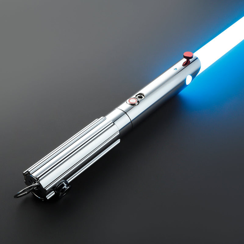 Saga Essence Lightsaber – Silver Graflex-Style Hilt