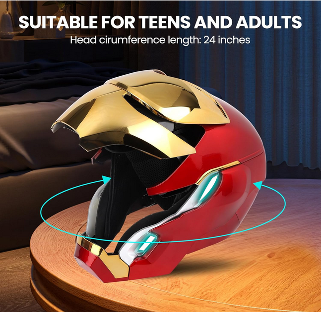 Iron Man Mk50 1:1 Helmet (With Jarvis - Voice, Remote, and Touch Control)