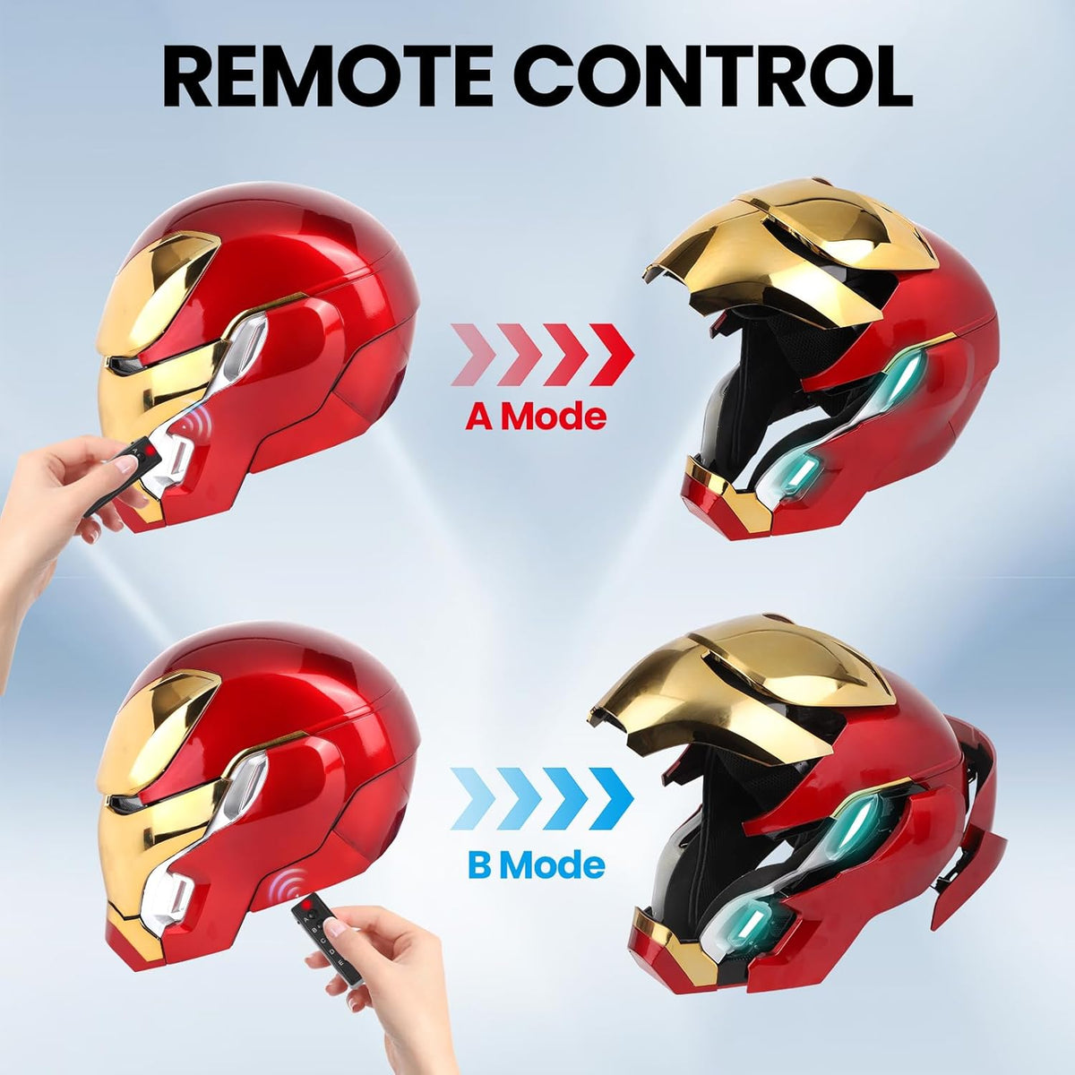 Iron Man Mk50 1:1 Helmet (With Jarvis - Voice, Remote, and Touch Control)