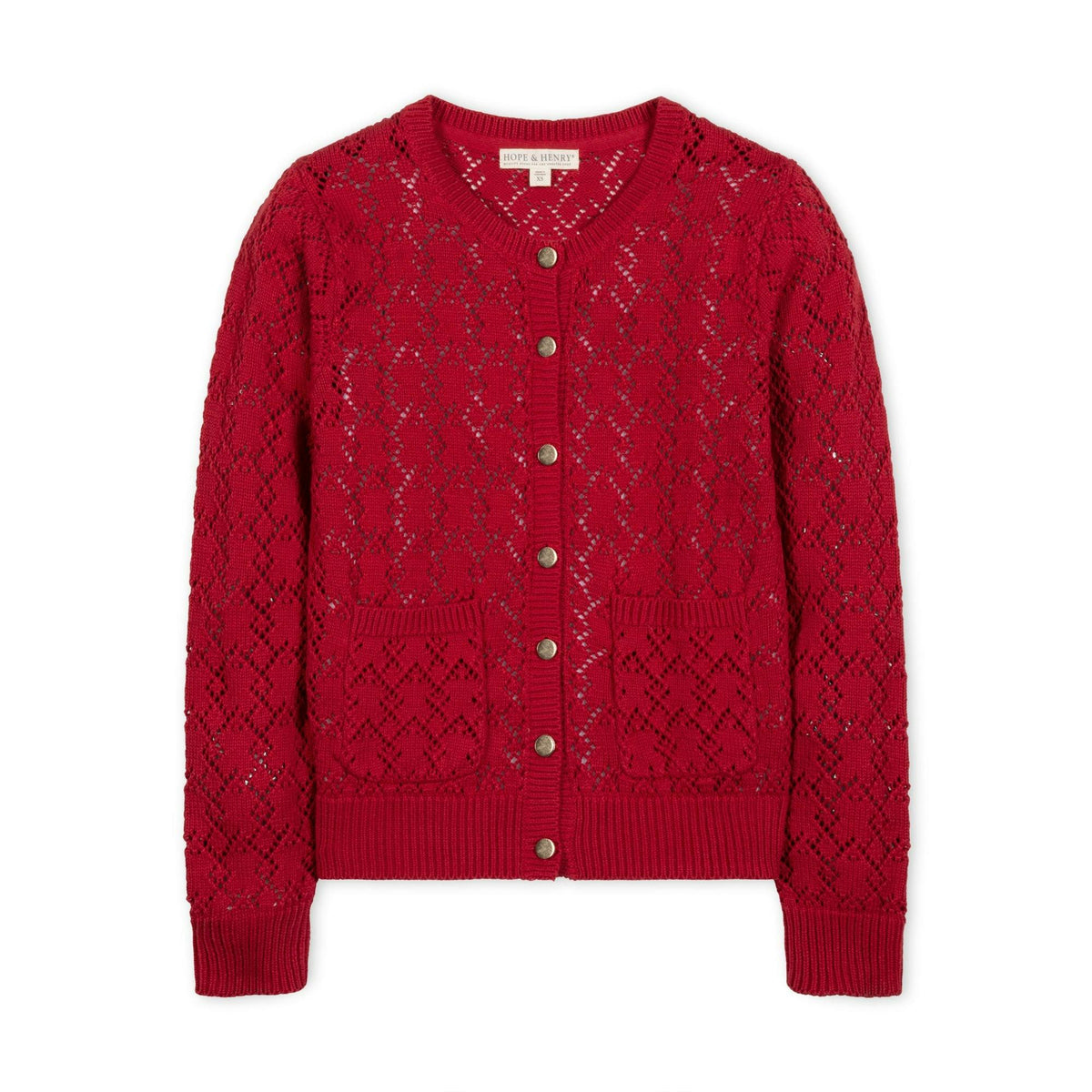 Organic Pointelle Cardigan