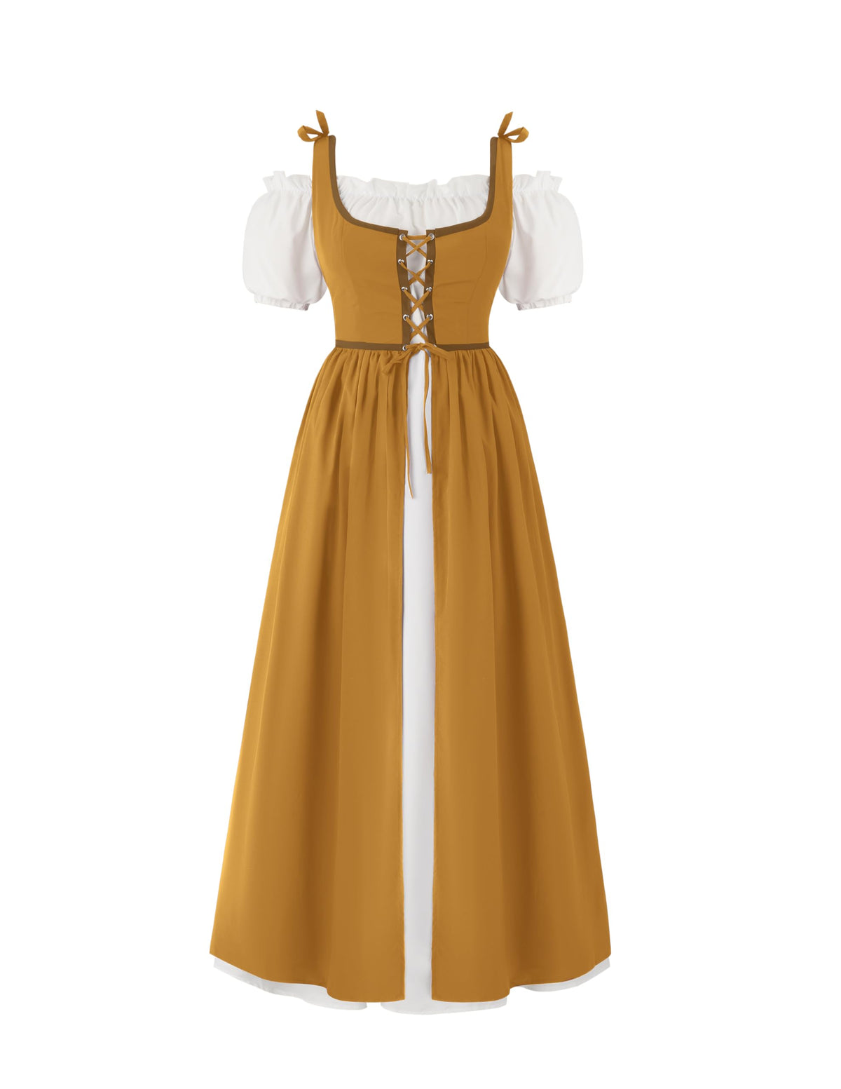 Medieval Renaissance Maxi Dress | Women Halloween Peasant Costume