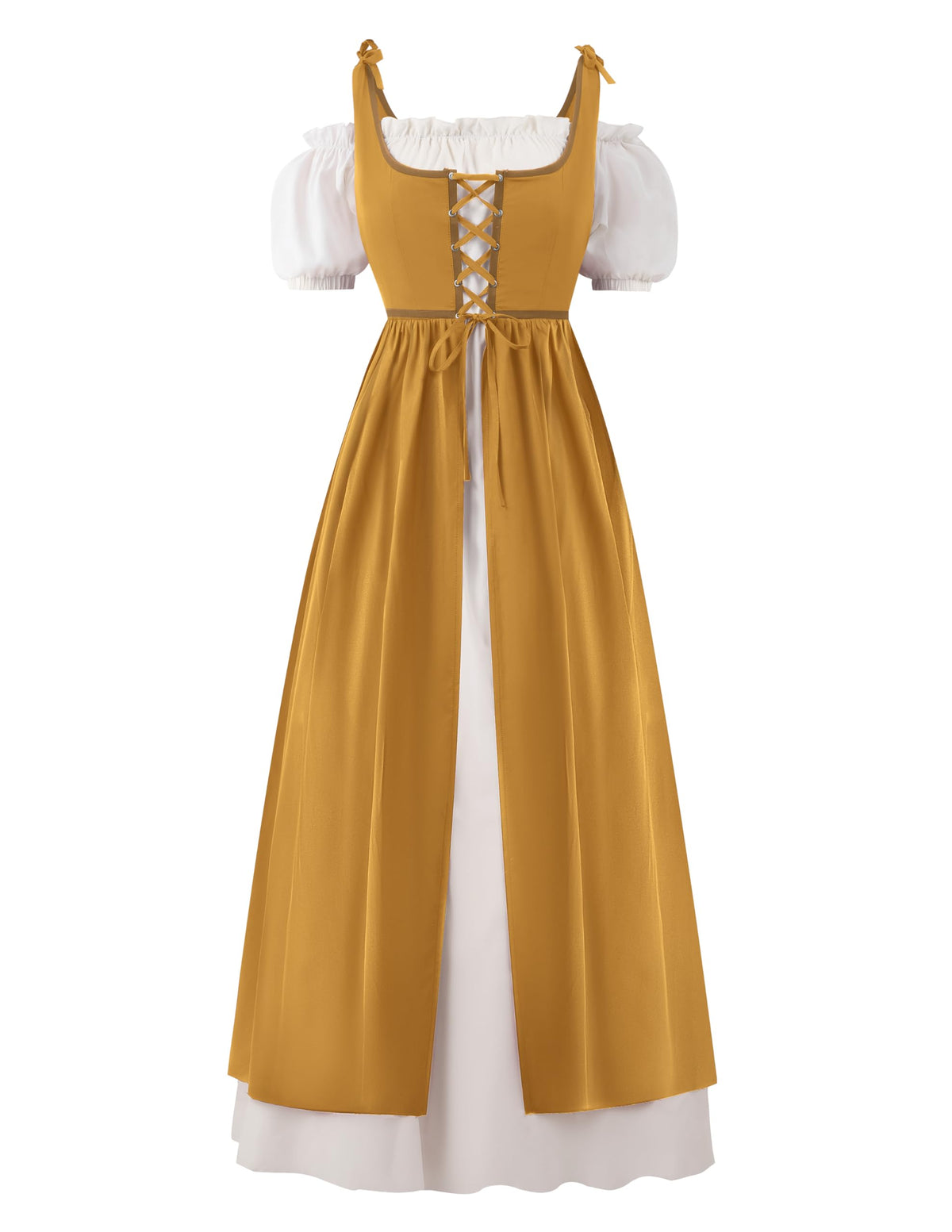 Medieval Renaissance Maxi Dress | Women Halloween Peasant Costume
