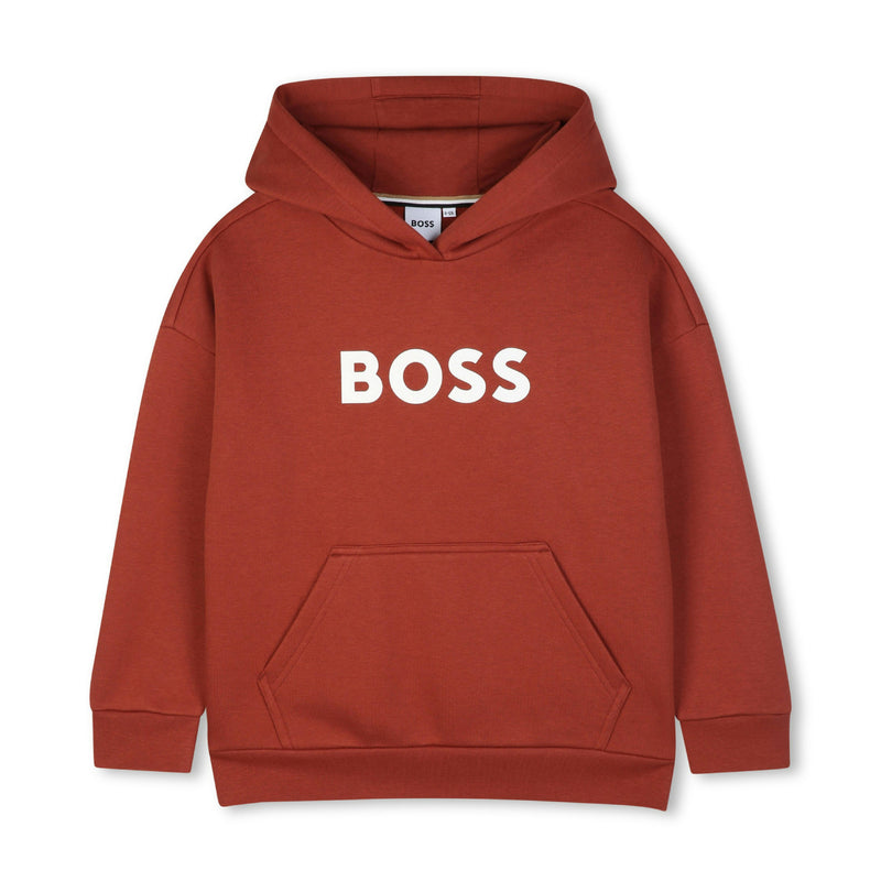 Crimson Loose-Fit Hoodie