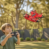 2-in-1 Remote Control Flying Drone & Stunt Racing Car