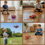 2-in-1 Remote Control Flying Drone & Stunt Racing Car