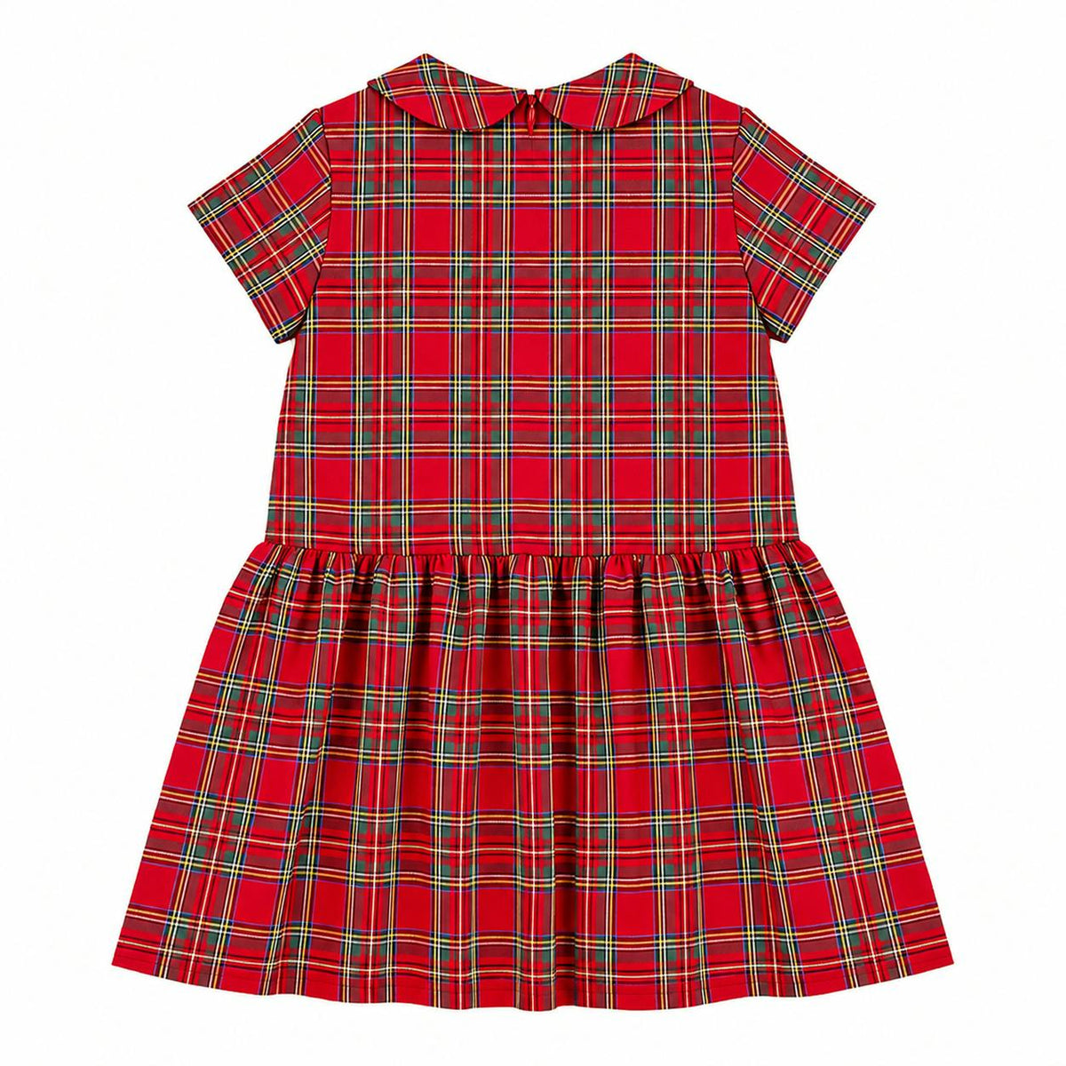 Plaid Dress with Buttons