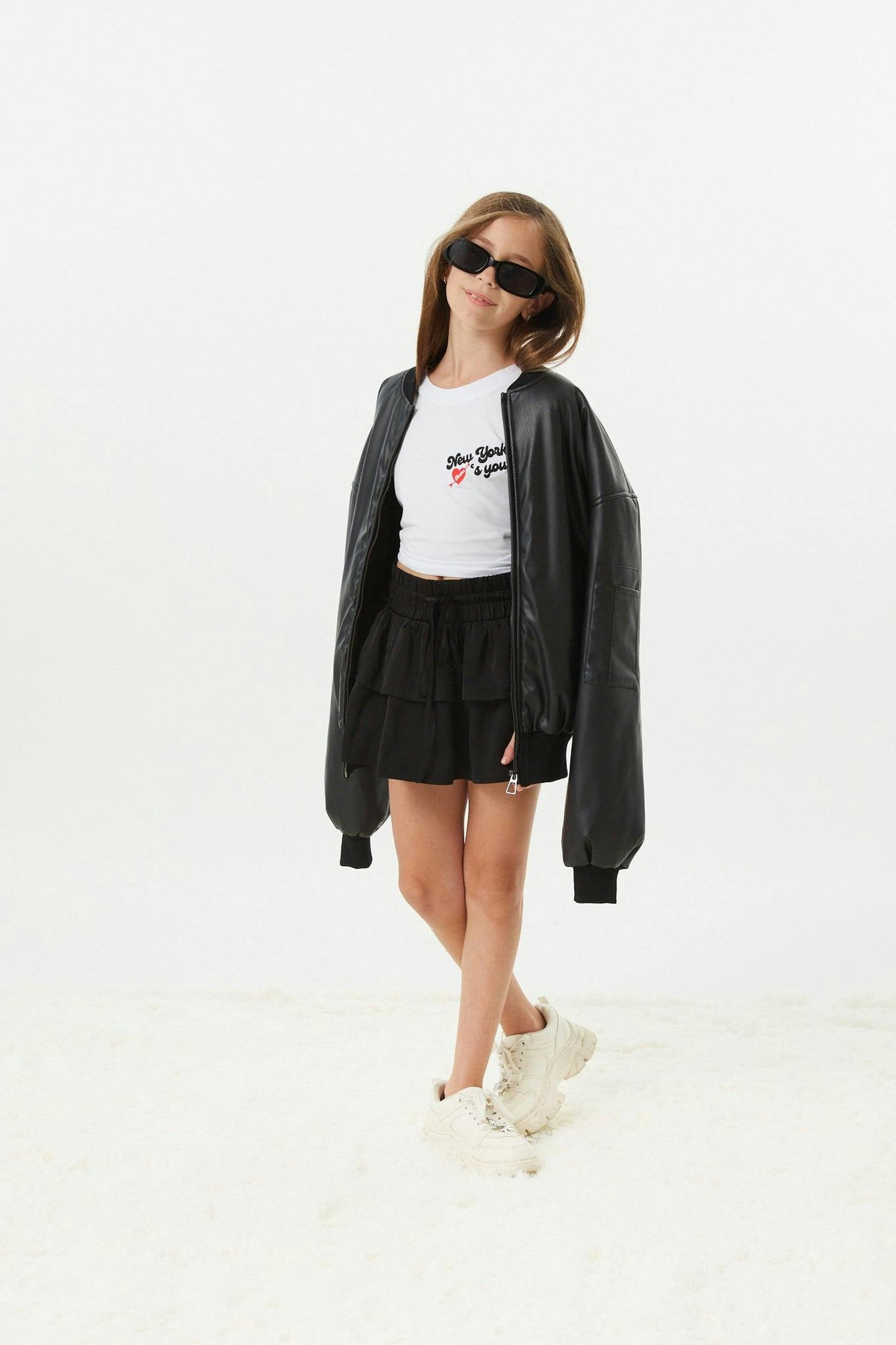 Valley Black Vegan Leather Jacket