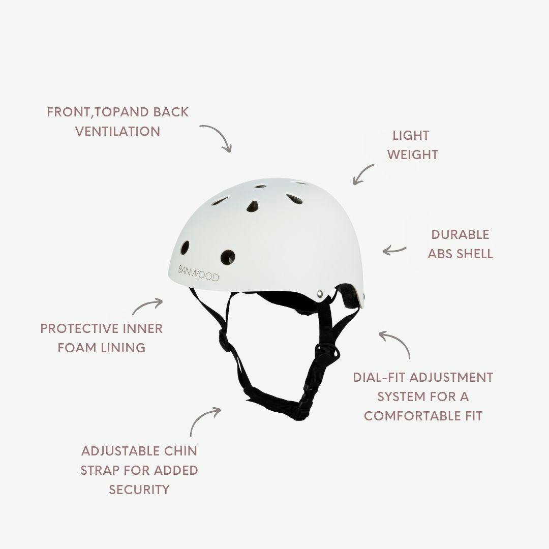 BANWOOD HELMET - WHITE (50-54 cm)