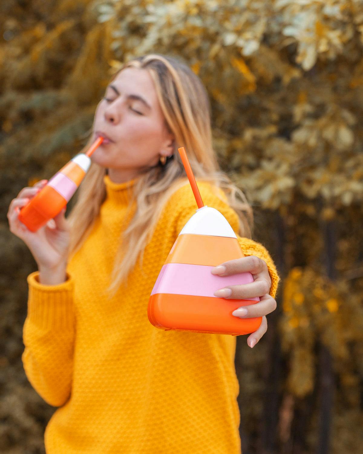 Packed Party Candy Corn 2-Pack 14 Oz Sippers