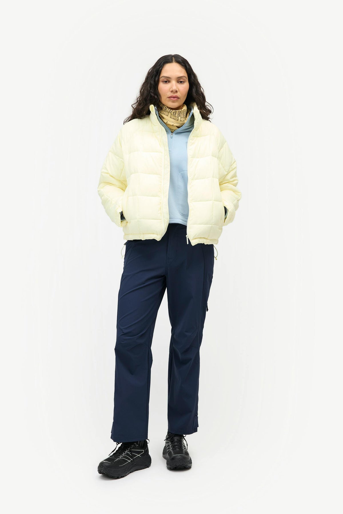 Nellie Packable Puffer Jacket, Chardonnay
