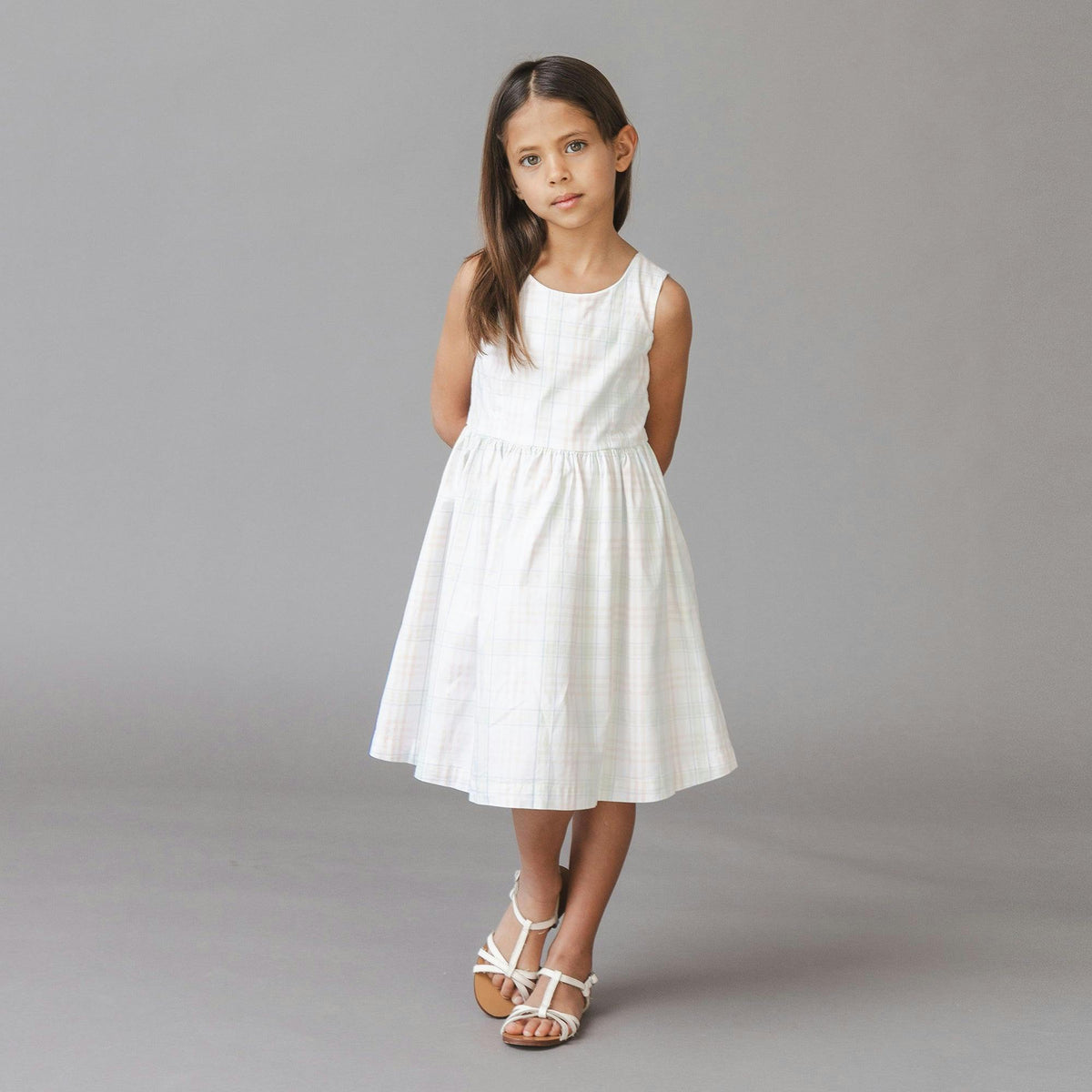 Organic Button Back Party Dress