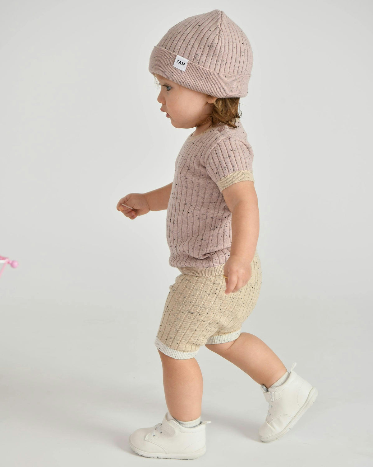 Cotton Beanie - Ribbed