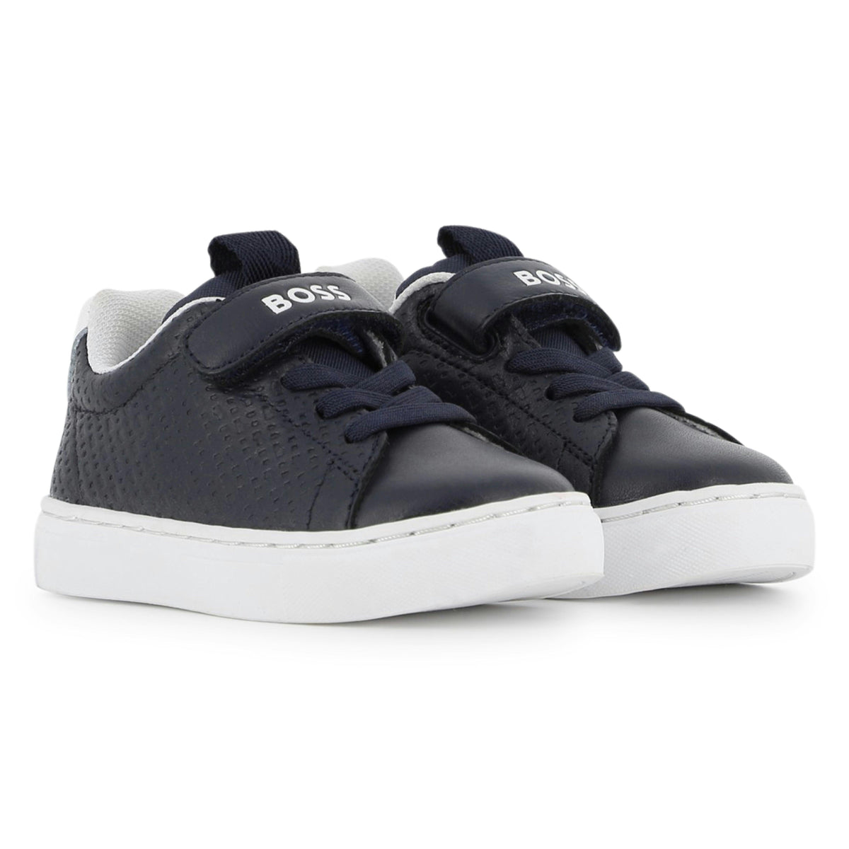 Navy Velcro Strap Sneaker