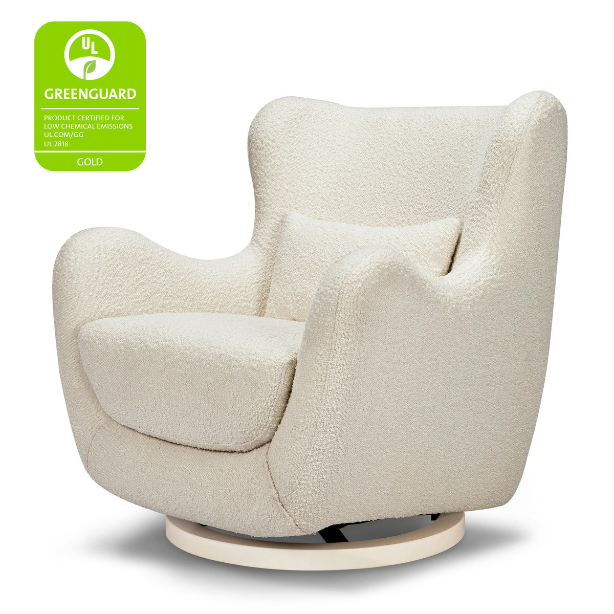 Nursery Works Solstice Swivel Glider in Boucle