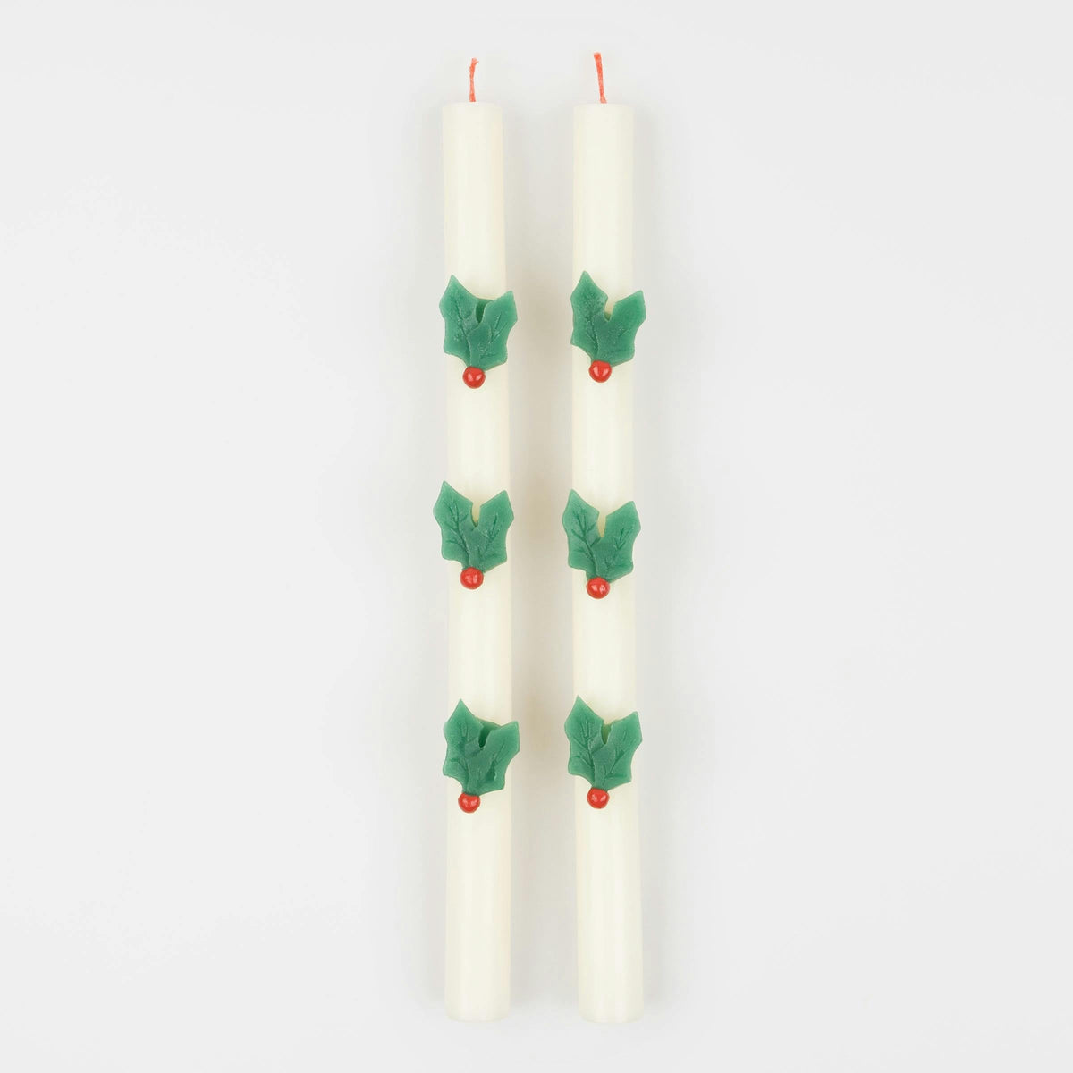 Holly Table Candles