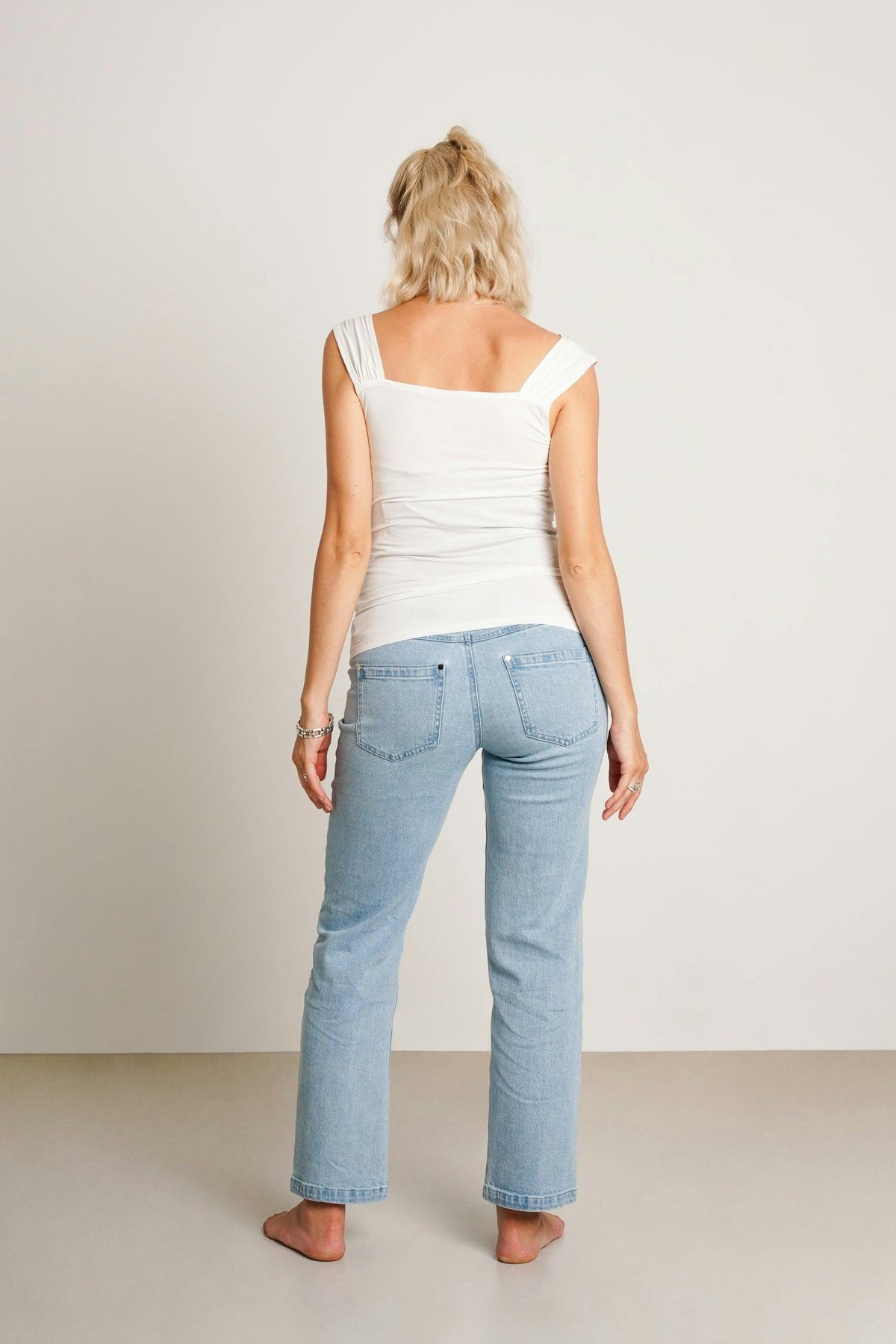 Hailey Straight Leg Maternity Jeans